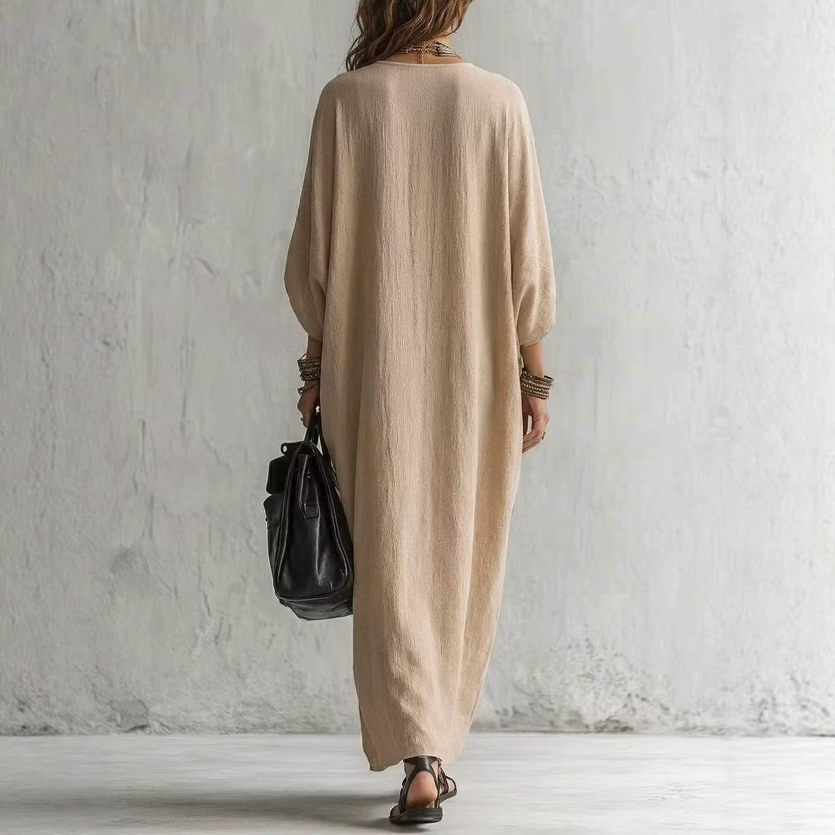 Vestido Maxi Kaftan Bordado Bo - Cover Up Kaftan avaliação e preço
