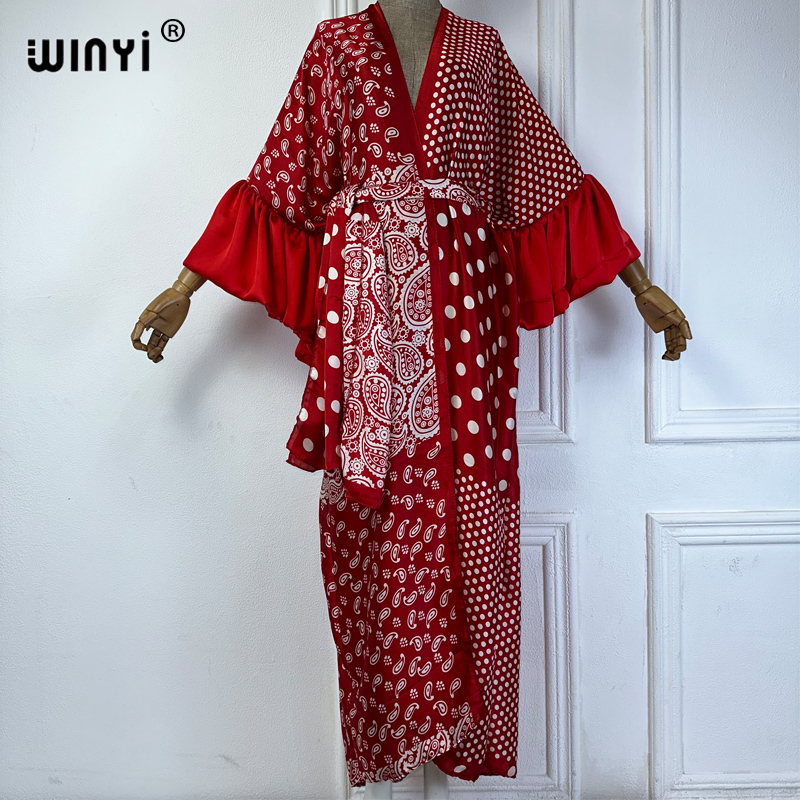 Vestido de Verão WINYI, Kimono - Cover Up Kaftan avaliação e preço