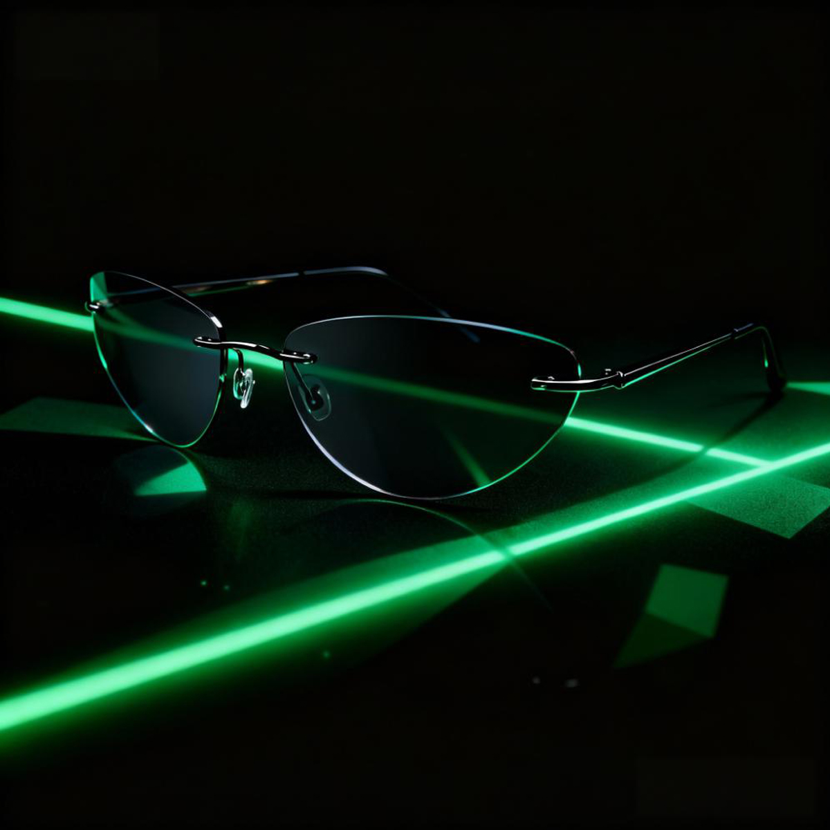 Óculos de sol sem aro da moda, - Sunglasses Cat Eye avaliação e preço