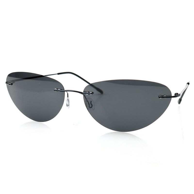 Óculos de sol sem aro da moda, - Sunglasses Cat Eye avaliação e preço