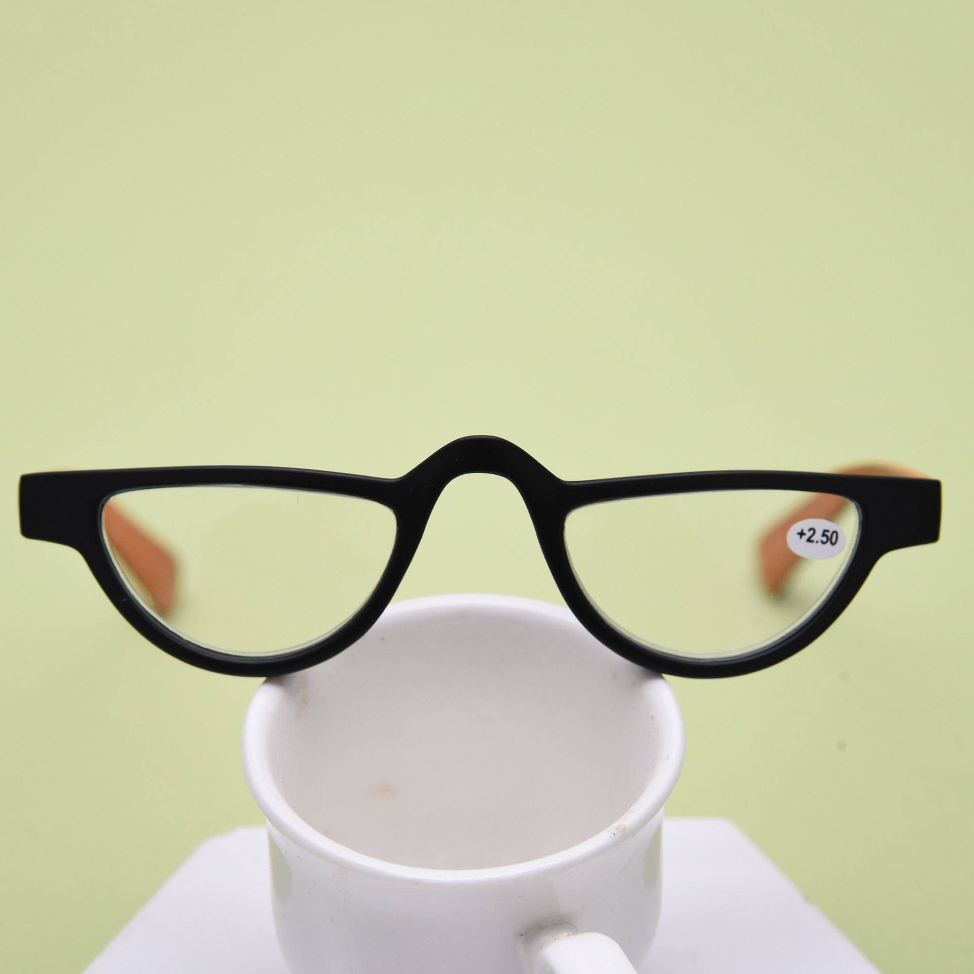 Ultraleve meia armação óculos  - Sunglasses Cat Eye avaliação e preço