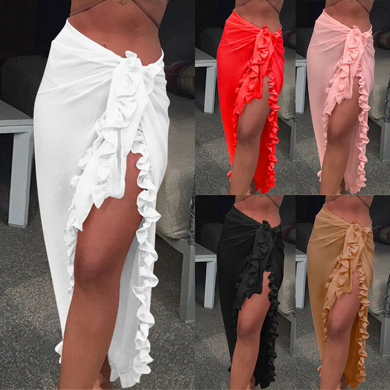 Mulheres sexy sheer bikini cob - Cover Up Kaftan avaliação e preço